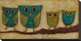 Turquoise Owl Family II