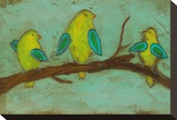 Key Lime Finches I