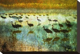 Cranes in Mist I