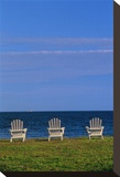 Chairs by the Ocean I