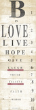 Inspirational Eye Chart