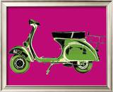 Vespa on Pink