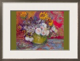 Still-Life with Roses and Sunflowers by Van Gogh