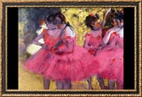 Dancers in Pink Between the Scenes