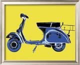Vespa on Yellow