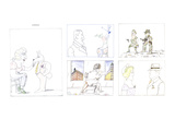 Montage of unusual couples - New Yorker Cartoon