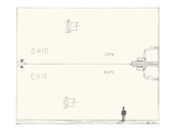 Reflections in sky and water - New Yorker Cartoon