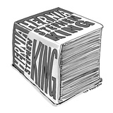 Stephen King's huge new book  'Hernia' - New Yorker Cartoon