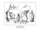 Crossed Paths-Thurber Meets Rembrandt - New Yorker Cartoon