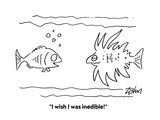 "I wish I was inedible!" - Cartoon