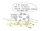 I do consulting work on the rapidly changing client/server interface  How… - Cartoon