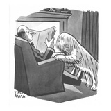 Sheepdog dog brings his master a pair of shears - New Yorker Cartoon