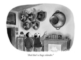 "And that's a huge colander" - New Yorker Cartoon