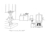"Might I rest now  Mr Dali" - New Yorker Cartoon