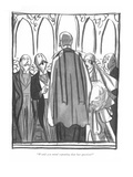 "Would you mind repeating that last question" - New Yorker Cartoon