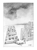 "February to March" - New Yorker Cartoon