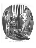 "Well  I guess that breaks up our little game" - New Yorker Cartoon