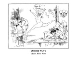 CROSSED PATHS - New Yorker Cartoon