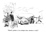 "Bernie's problem is his technique draws attention to itself" - New Yorker Cartoon
