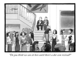 "Do you think we can sit here until there's a dot-com revival" - New Yorker Cartoon