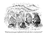 "Would any of you guys be offended if I told a joke that is a touch prurie…" - New Yorker Cartoon