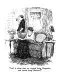 "Isn't it about time we stopped being Reaganites and started being Bushite…" - New Yorker Cartoon