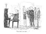 " 'Over there  over there    ' " - New Yorker Cartoon