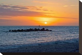 Beach Rocks Sunset