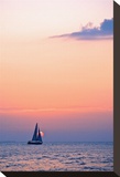 Sunset Pink Sailboat