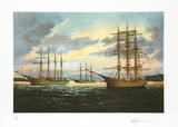 Tall ships at rest