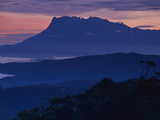 Mount Kinabalu at Dawn  Sabah  Borneo