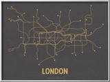 London (Dark Gray & Mustard)