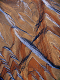 Snow Covered Sandstone (Aerial)  Comb Ridge  Utah
