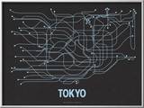 Tokyo (Black Licorice & Light Blue)