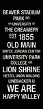 Penn State: College Town Wall Art