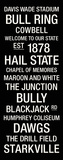 Mississippi State: College Town Wall Art