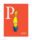 P is for Papa (red)