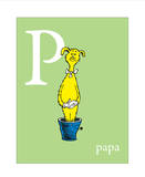 P is for Papa (green)