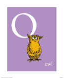 O is for Owl (purple)