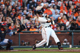 San Francisco  CA - October 14: San Francisco Giants v St Louis Cardinals - Buster Posey
