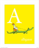A is for Alligator (yellow)