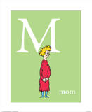 M is for Mom (green)