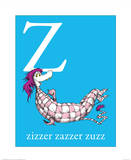 Z is for Zizzer Zazzer Zuzz (blue)