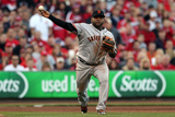 Cincinnati  OH - October 09: San Francisco Giants v Cincinnati Reds - Pablo Sandoval  Drew Stubbs