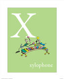 X is for Xylophone (green)