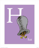 H is for Hat (purple)