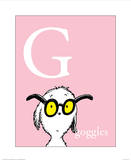 G is for Goggles (pink)
