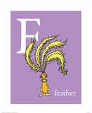 F is for Feather (purple)