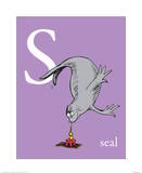 S is for Seal (purple)