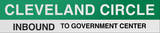 Cleveland Circle Boston/Green Line Sign